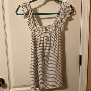 Loft black and white tank